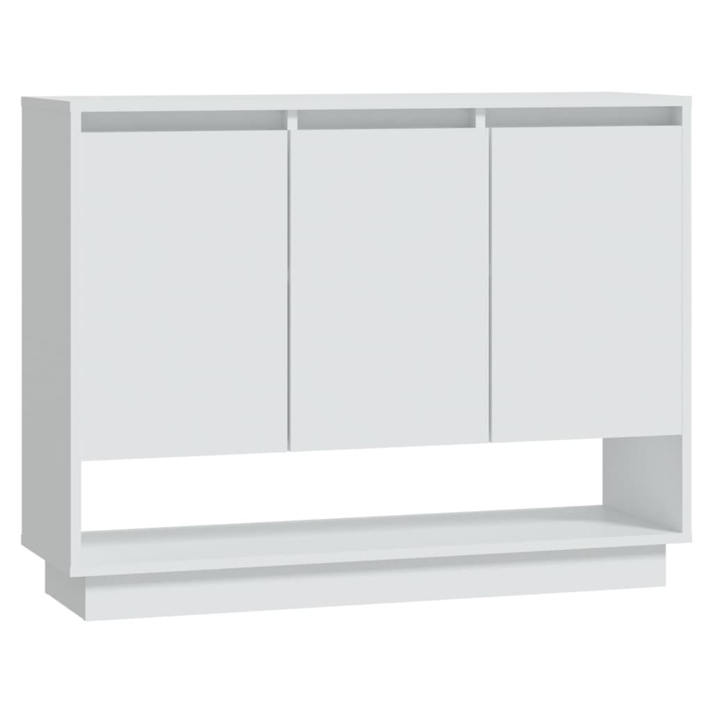 vidaXL Συρταριέρα Λευκή 97x31x75 εκ. από Επεξεργασμένο Ξύλο
