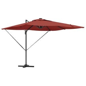 vidaXL &Omicron;&mu;&pi;&rho;έ&lambda;&alpha; &eta;&lambda;ί&omicron;&upsilon; &mu;&epsilon; &phi;ώ&tau;&alpha; &lambda;&omega;&rho;ί&delta;&alpha;&sigmaf; LED &Tau;&epsilon;&rho;&alpha;&kappa;ό&tau;&alpha; 286 x 284 x 270 &epsilon;&kappa;