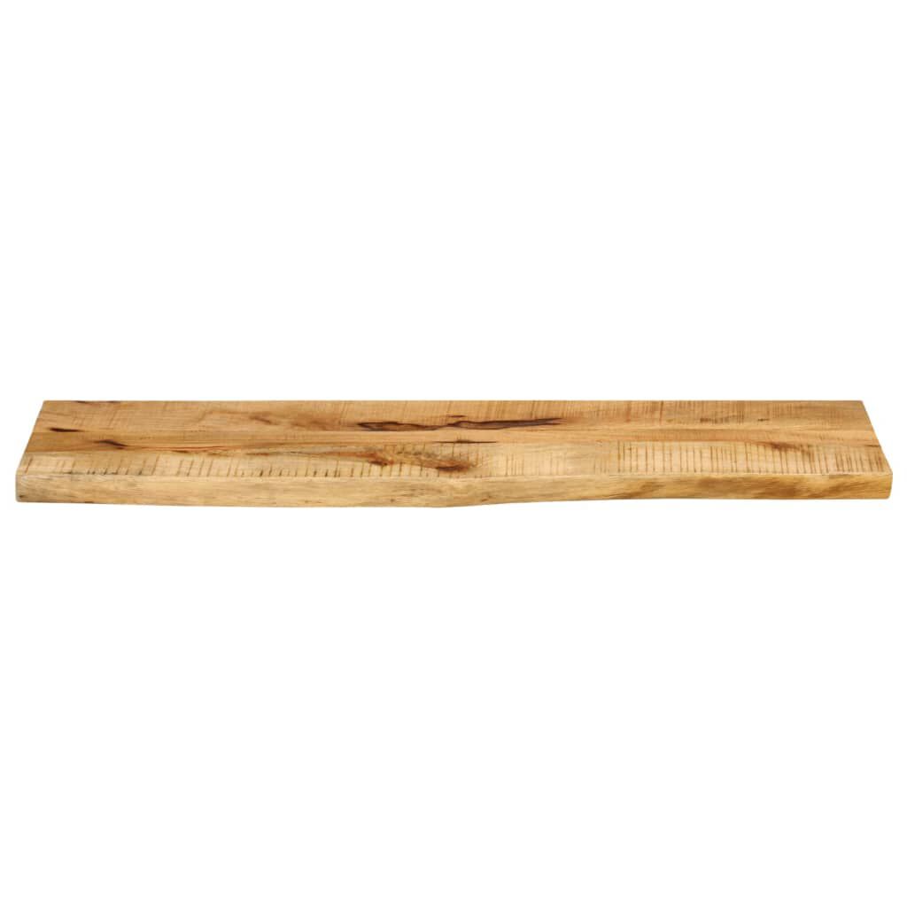 vidaXL Επιφάνεια Τραπεζιού 110x30x2,5 εκ. Live Edge Μασίφ Ξύλο Μάνγκο