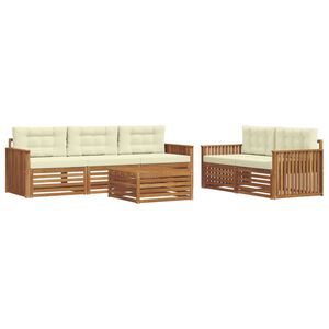 vidaXL &Sigma;&epsilon;&iota;&rho;ά &Kappa;&alpha;&nu;&alpha;&pi;έ &Epsilon;&xi;&omega;&tau;&epsilon;&rho;&iota;&kappa;&omicron;ύ &mu;&epsilon; &mu;&alpha;&xi;&iota;&lambda;ά&rho;&iota; 6 pcs &Phi;&upsilon;&sigma;&iota;&kappa;ό &kappa;&alpha;&iota; &Kappa;&rho;έ&mu;&alpha;