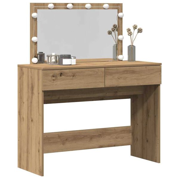 vidaXL &Tau;&rho;&alpha;&pi;έ&zeta;&iota; &pi;&epsilon;&rho;&iota;&pi;&omicron;ί&eta;&sigma;&eta;&sigmaf; &mu;&epsilon; &sigma;&upsilon;&rho;&tau;ά&rho;&iota; Artisan Oak 100 x 40 x 120 &epsilon;&kappa;.
