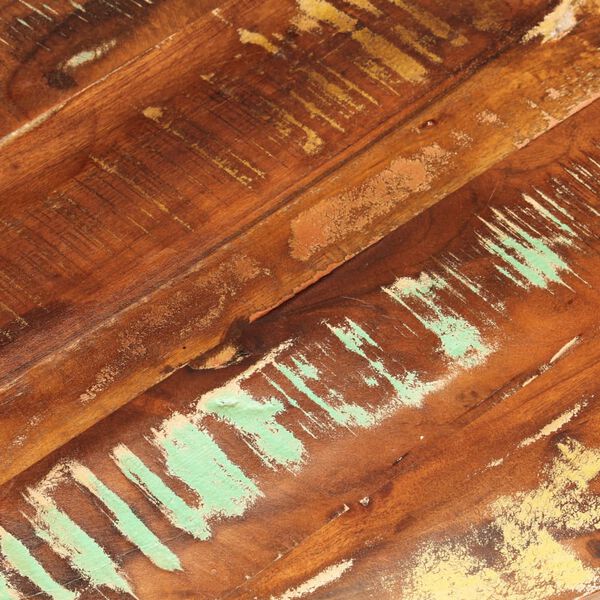vidaXL Επιφάνεια Τραπεζιού Στρογγυλή Ø80x1,5εκ Μασίφ Ανακυκλωμένο Ξύλο