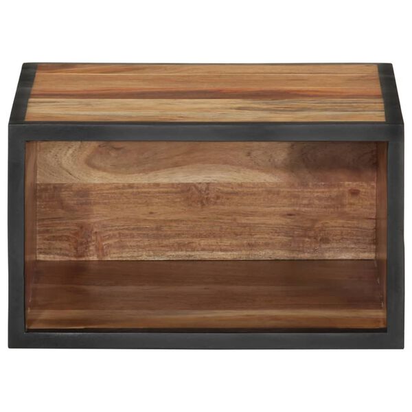 vidaXL Κομοδίνο Επιτοίχιο 35x35x20 εκ. Μασίφ Ξύλο Ακακίας