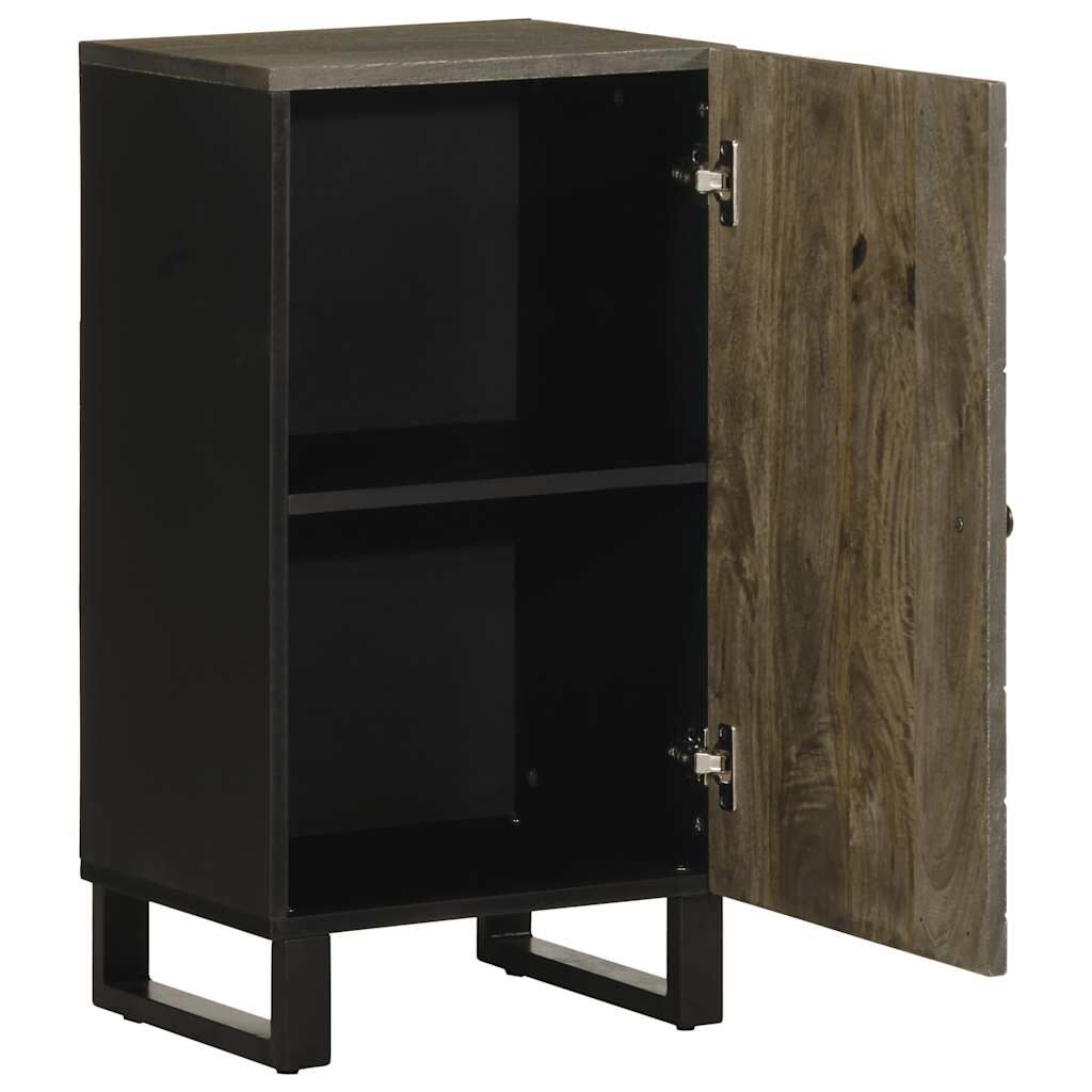 vidaXL Σκευοθήκη μαύρο 40x33x75 cm μασίφ ξύλο Μάνγκο