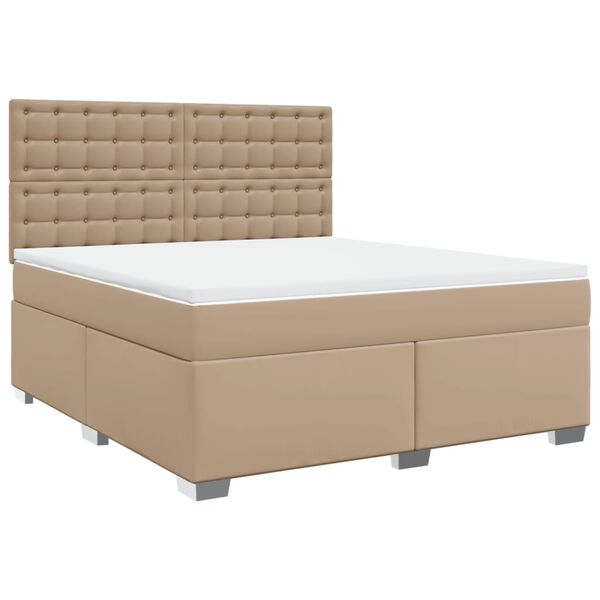 vidaXL &Kappa;&rho;&epsilon;&beta;ά&tau;&iota; Boxspring &mu;&epsilon; &Sigma;&tau;&rho;ώ&mu;&alpha; &Kappa;&alpha;&pi;&omicron;&upsilon;&tau;&sigma;ί&nu;&omicron; 180x200 &epsilon;&kappa;. &Sigma;&upsilon;&nu;&theta;. &Delta;έ&rho;&mu;&alpha;