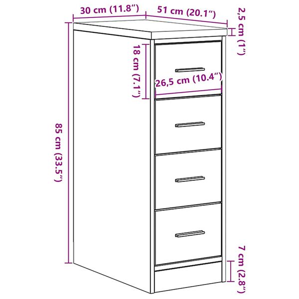 vidaXL ντουλάπι αποθήκευσης γκαράζ 30x51x85 εκ μασίφ ξύλο πεύκο