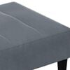 vidaXL Υποπόδιο Σκούρο Γκρι 77x55x31 εκ. Βελούδινο