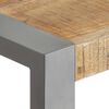 vidaXL Τραπέζι 60 x 60 x 75 εκ. από Μασίφ Ακατέργαστο Ξύλο Μάνγκο