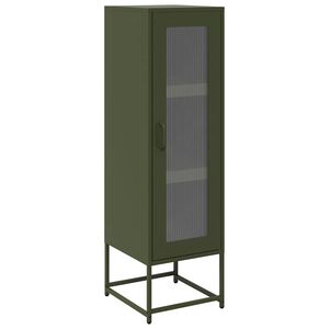 vidaXL Highboard &Epsilon;&lambda;&alpha;&iota;&omicron;&pi;&rho;ά&sigma;&iota;&nu;&omicron; 36x39x123 cm &Alpha;&tau;&sigma;ά&lambda;&iota; &psi;&upsilon;&chi;&rho;ή&sigmaf; έ&lambda;&alpha;&sigma;&eta;&sigmaf;