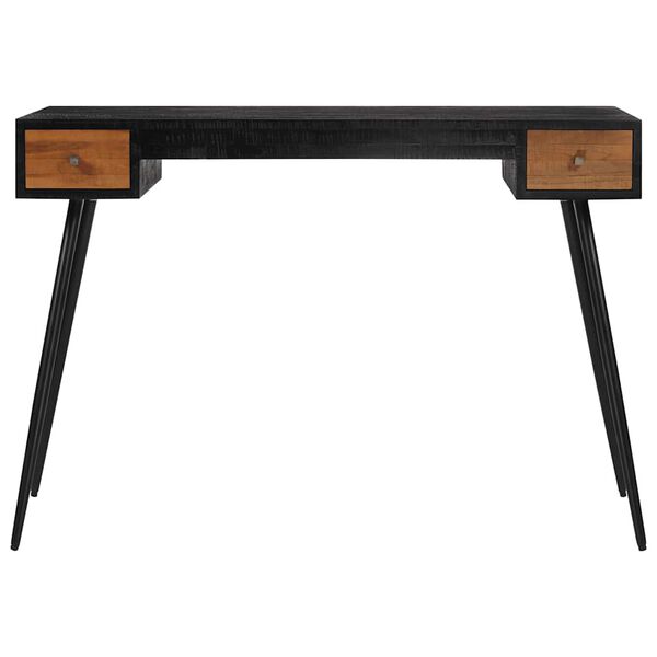 vidaXL Γραφείο 117 x 56,5 x 75 εκ. από Μασίφ Ανακυκλωμένο Teak