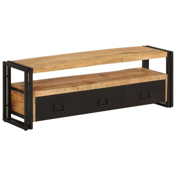 vidaXL Έπιπλο Τηλεόρασης 120 x 30 x 40 εκ. από Μασίφ Ξύλο Μάνγκο
