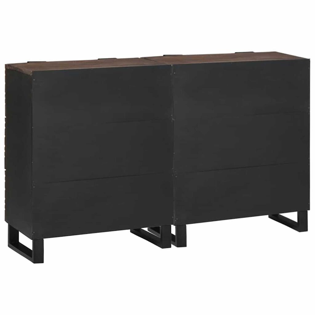 vidaXL Παραδοσιακά Πλευρικά Έπιπλα 2 pcs Καφέ 60 x 33.5 x 75 εκ.