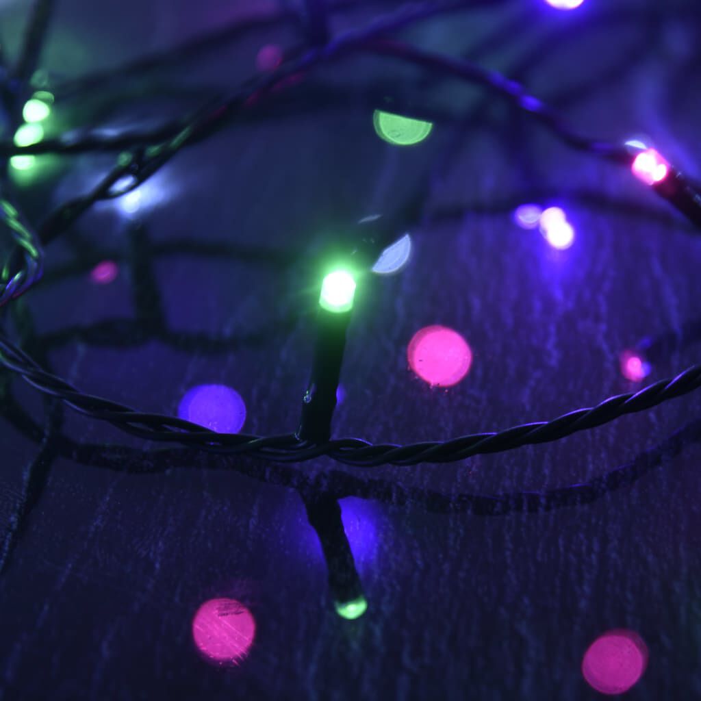 vidaXL Φωτάκια με 2000 LED Παστέλ Πολύχρωμη 200 μ. από PVC