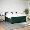 vidaXL &Kappa;&rho;&epsilon;&beta;ά&tau;&iota; Boxspring &mu;&epsilon; &Sigma;&tau;&rho;ώ&mu;&alpha; &Sigma;&kappa;&omicron;ύ&rho;&omicron; &Pi;&rho;ά&sigma;&iota;&nu;&omicron; 200x200&epsilon;&kappa;. &Beta;&epsilon;&lambda;&omicron;ύ&delta;&iota;&nu;&omicron;
