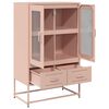 vidaXL Ντουλάπα Ροζ 68 x 39 x 111,5 εκ. από Χάλυβα