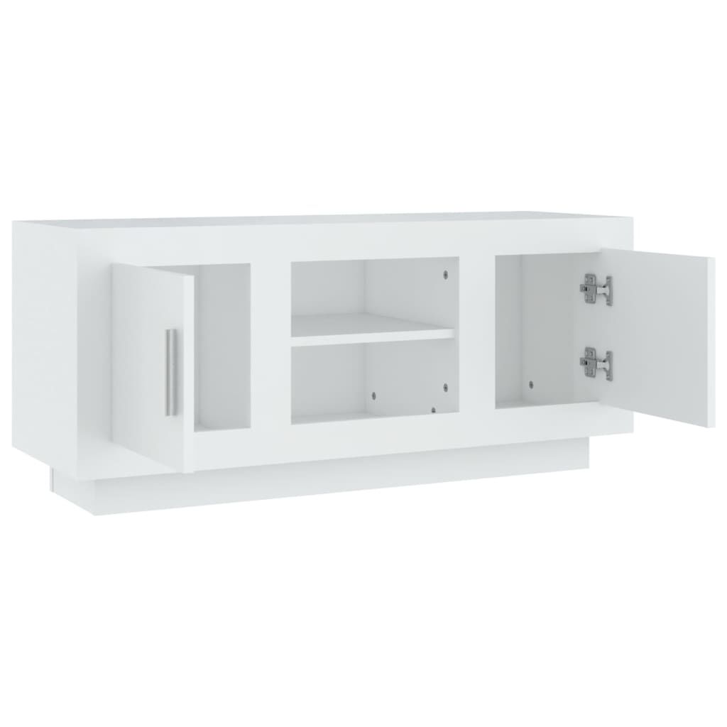 vidaXL Έπιπλο Τηλεόρασης Λευκό 102x35x45 εκ. από Επεξεργασμένο Ξύλο