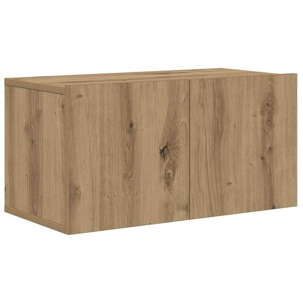 vidaXL Τηλεοπτική Κάβα Τοίχου 4 pcs artisan δρυς 200 x 30 x 30 cm