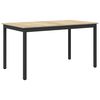 vidaXL &Tau;&rho;&alpha;&pi;&epsilon;&zeta;&alpha;&rho;ί&epsilon;&sigmaf; 140 x 80 x 75 cm &Epsilon;&pi;&epsilon;&xi;&epsilon;&rho;&gamma;&alpha;&sigma;&mu;έ&nu;&omicron; &Xi;ύ&lambda;&omicron; Sonoma &Delta;&rho;&upsilon;&sigmaf;