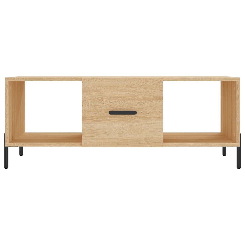 vidaXL Τραπεζάκι Σαλονιού Sonoma Δρυς 102x50x40 εκ. από Επεξεργ. Ξύλο