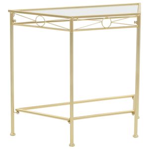 vidaXL &Beta;&omicron;&eta;&theta;&eta;&tau;&iota;&kappa;ό &Tau;&rho;&alpha;&pi;έ&zeta;&iota; Vintage &Sigma;&tau;&iota;&lambda; &Chi;&rho;&upsilon;&sigma;ό 87 x 34 x 73 &epsilon;&kappa;. &Mu;&epsilon;&tau;&alpha;&lambda;&lambda;&iota;&kappa;ό
