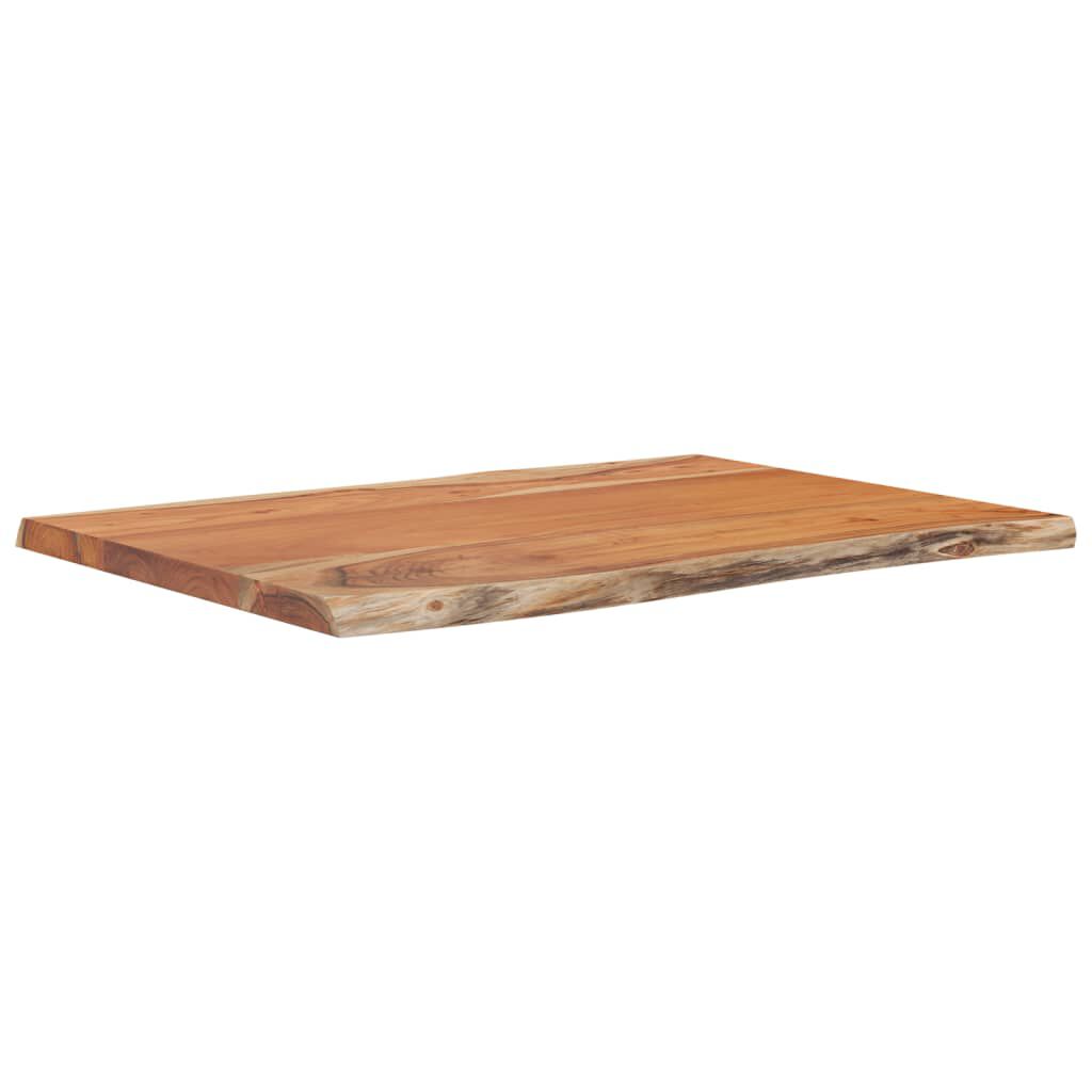 vidaXL Επιφάνεια Τραπεζιού Ορθογώνια 80x60x2,5 εκ. Μασίφ Ξύλο Ακακίας