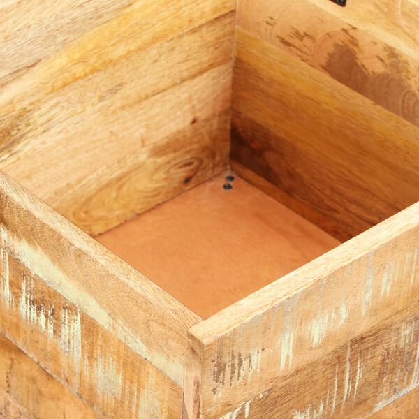 vidaXL Σκαμπό Αποθήκευσης 40 x 40 x 45 εκ. από Μασίφ Ανακυκλωμένο Ξύλο
