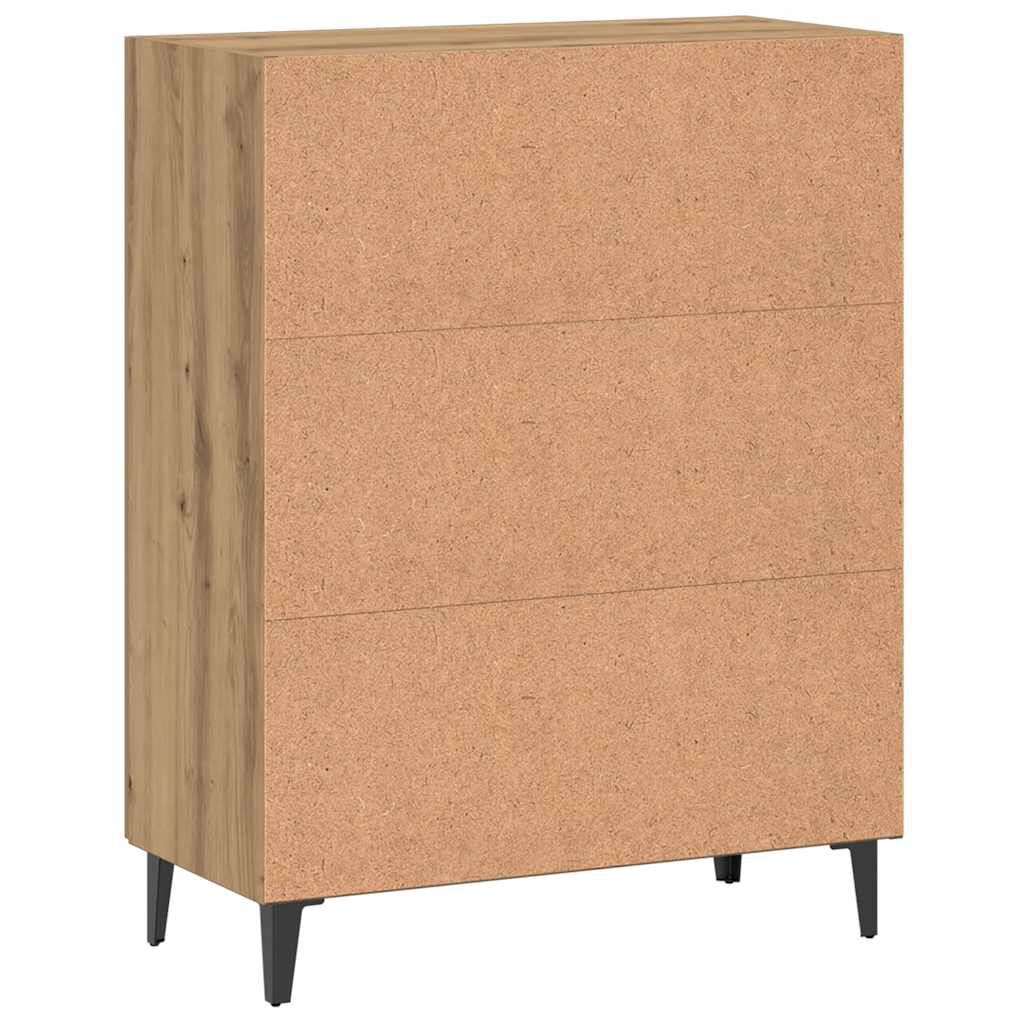 vidaXL Μπουφές Αρτισιανή Δρυς 70x34x90 εκ. από Επεξεργασμένο Ξύλο