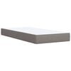 vidaXL &Kappa;&rho;&epsilon;&beta;ά&tau;&iota; Boxspring &mu;&epsilon; &Sigma;&tau;&rho;ώ&mu;&alpha; Taupe 100 x 200 &epsilon;&kappa;. &Upsilon;&phi;&alpha;&sigma;&mu;ά&tau;&iota;&nu;&omicron;