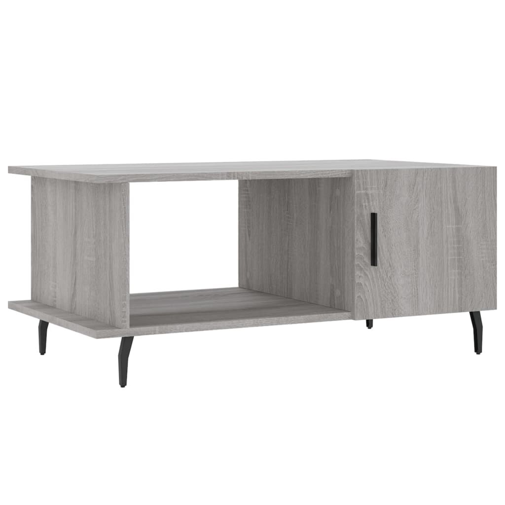 vidaXL Τραπεζάκι Σαλονιού Γκρι Sonoma 90x50x40 εκ. Επεξεργασμένο Ξύλο
