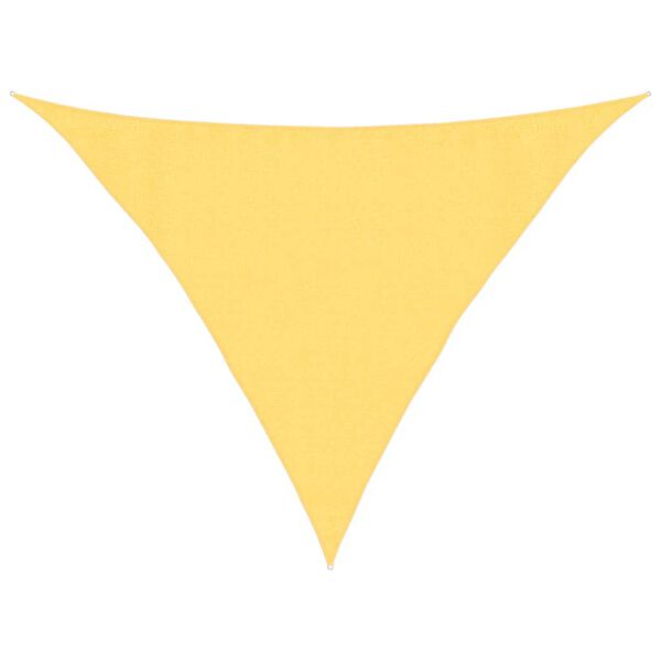 vidaXL Πανί Σκίασης Μπεζ 3,5 x 3,5 x 4,9 μ. από HDPE 160 γρ./μ²