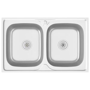 vidaXL &Nu;&epsilon;&rho;&omicron;&chi;ύ&tau;&eta;&sigmaf; &Delta;&iota;&pi;&lambda;ή &Gamma;&omicron;ύ&rho;&nu;&alpha; &Alpha;&sigma;&eta;&mu;ί 800x500x155 &chi;&iota;&lambda;. &Alpha;&nu;&omicron;&xi;&epsilon;ί&delta;&omega;&tau;&omicron; &Alpha;&tau;&sigma;ά&lambda;&iota;