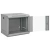 vidaXL Ντουλάπα δικτύου με αποθήκευση Γκρι 53 x 45 x 45 εκ Ατσάλι