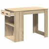 vidaXL Γραφείο με συρτάρι και ράφι Δρυς sonoma 102x62x77,5 cm