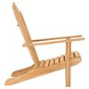 vidaXL Καρέκλα Adirondack από Μασίφ Ξύλο Teak