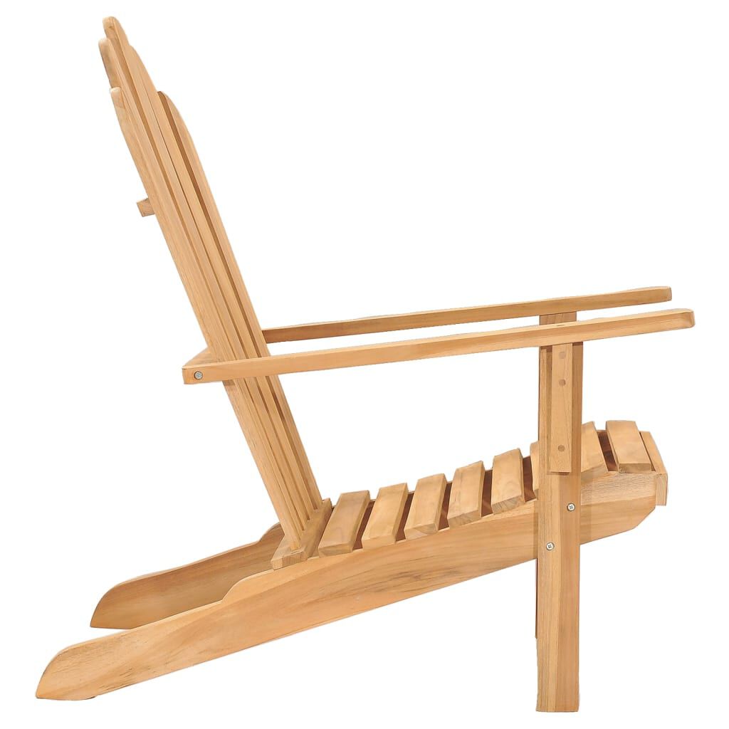vidaXL Καρέκλα Adirondack από Μασίφ Ξύλο Teak