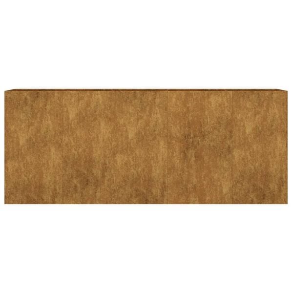 vidaXL Ζαρντινιέρα 200 x 40 x 80 εκ. από Ατσάλι Σκληρυθέν στον Αέρα