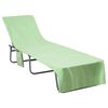 vidaXL Πετσέτες ξαπλώστρας 2 pcs Πράσινο 210 x 75 cm