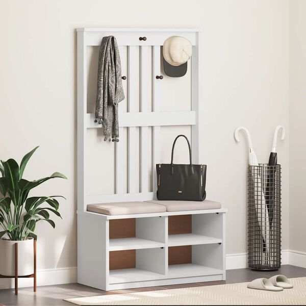 vidaXL &Delta;έ&nu;&tau;&rho;&omicron; &chi;&omega;&lambda; SANDNES &Lambda;&epsilon;&upsilon;&kappa;ό 87x40x159,5 &epsilon;&kappa;. &Pi;&epsilon;ύ&kappa;&omicron; &mu;&alpha;&sigma;ί&phi; &xi;ύ&lambda;&omicron;