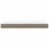 vidaXL Στρώμα με Pocket Springs Taupe 120x190x20 εκ. Υφασμάτινο