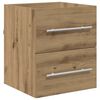 vidaXL &Nu;&tau;&omicron;&upsilon;&lambda;ά&pi;&iota; &nu;&iota;&pi;&tau;ή&rho;&alpha; &mu;&epsilon; &sigma;&upsilon;&rho;&tau;ά&rho;&iota; Artisan Oak 38,5 x 41 x 48 &epsilon;&kappa;