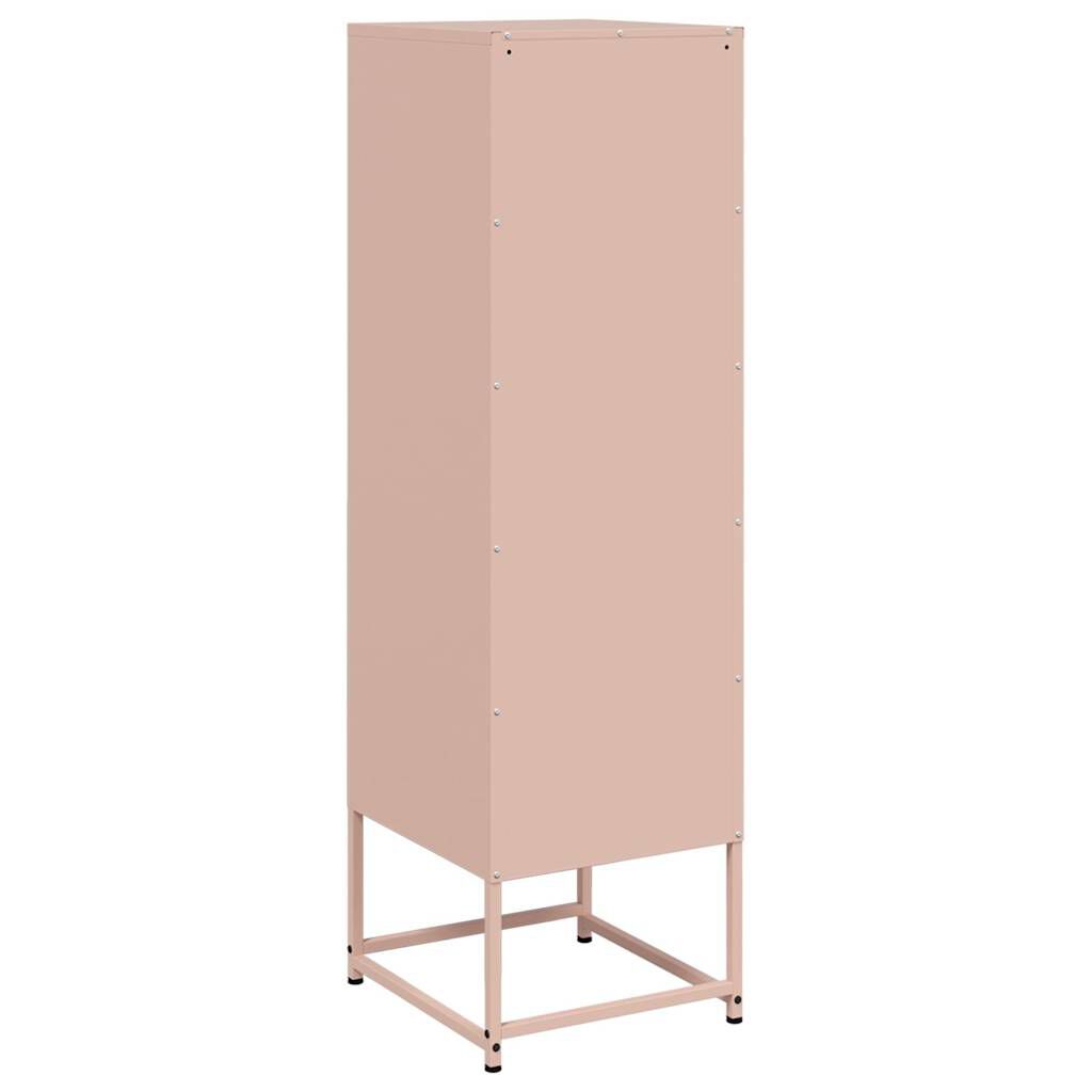 vidaXL Μπουφές Ροζ 36x39x123 εκ. από Ατσάλι