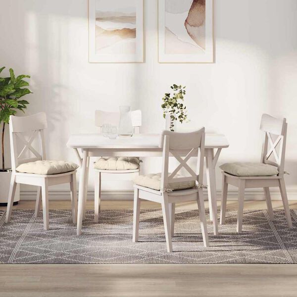 vidaXL &Mu;&alpha;&xi;&iota;&lambda;ά&rho;&iota;&alpha; &kappa;&alpha;&theta;&iota;&sigma;&mu;ά&tau;&omega;&nu; 4 pcs &Kappa;&rho;&epsilon;&mu; 40 x 40 x 6 cm