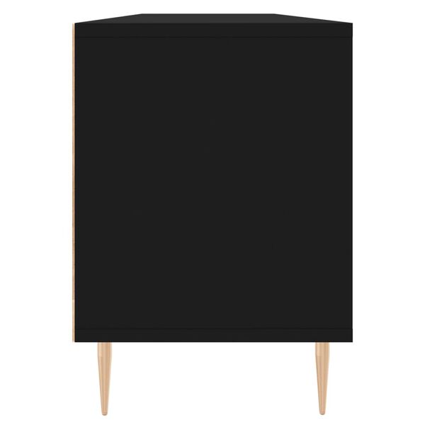 vidaXL Έπιπλο Τηλεόρασης Μαύρο 150x30x44,5 εκ. Επεξεργασμένο Ξύλο