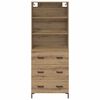 vidaXL Highboard Artisan Oak 69,5 x 34 x 180 &epsilon;&kappa;. &Epsilon;&pi;&epsilon;&xi;&epsilon;&rho;&gamma;&alpha;&sigma;&mu;έ&nu;&omicron; &xi;ύ&lambda;&omicron;
