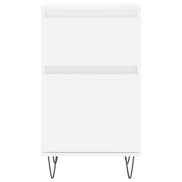vidaXL Ντουλάπια 2 τεμ. Λευκά 40 x 35 x 70 εκ. από Επεξεργασμένο Ξύλο