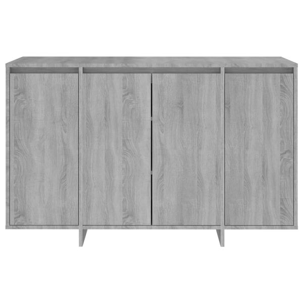 vidaXL Μπουφές Γκρι Sonoma 120 x 41 x 75 εκ από Μοριοσανίδα