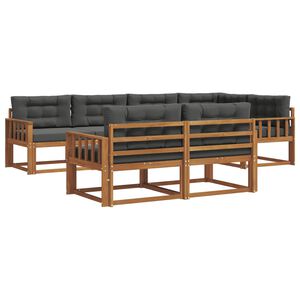 vidaXL &Sigma;&epsilon;&iota;&rho;ά &Kappa;&alpha;&nu;&alpha;&pi;έ &Epsilon;&xi;&omega;&tau;&epsilon;&rho;&iota;&kappa;&omicron;ύ &mu;&epsilon; &mu;&alpha;&xi;&iota;&lambda;ά&rho;&iota; 7 pcs &Phi;&upsilon;&sigma;&iota;&kappa;ό &kappa;&alpha;&iota; &Alpha;&nu;&theta;&rho;&alpha;&kappa;ί