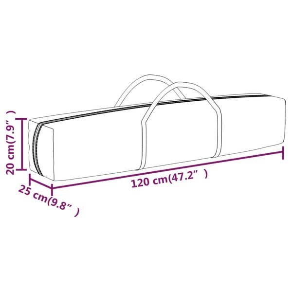 vidaXL Πτυσσόμενη Τέντα Εκδηλώσεων Ανθρακί 3x6 μ.