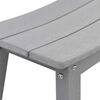 vidaXL Μπαρ σκαμπό 2 pcs Ανοιχτό γκρι 52 x 43 x 73.5εκ HDPE