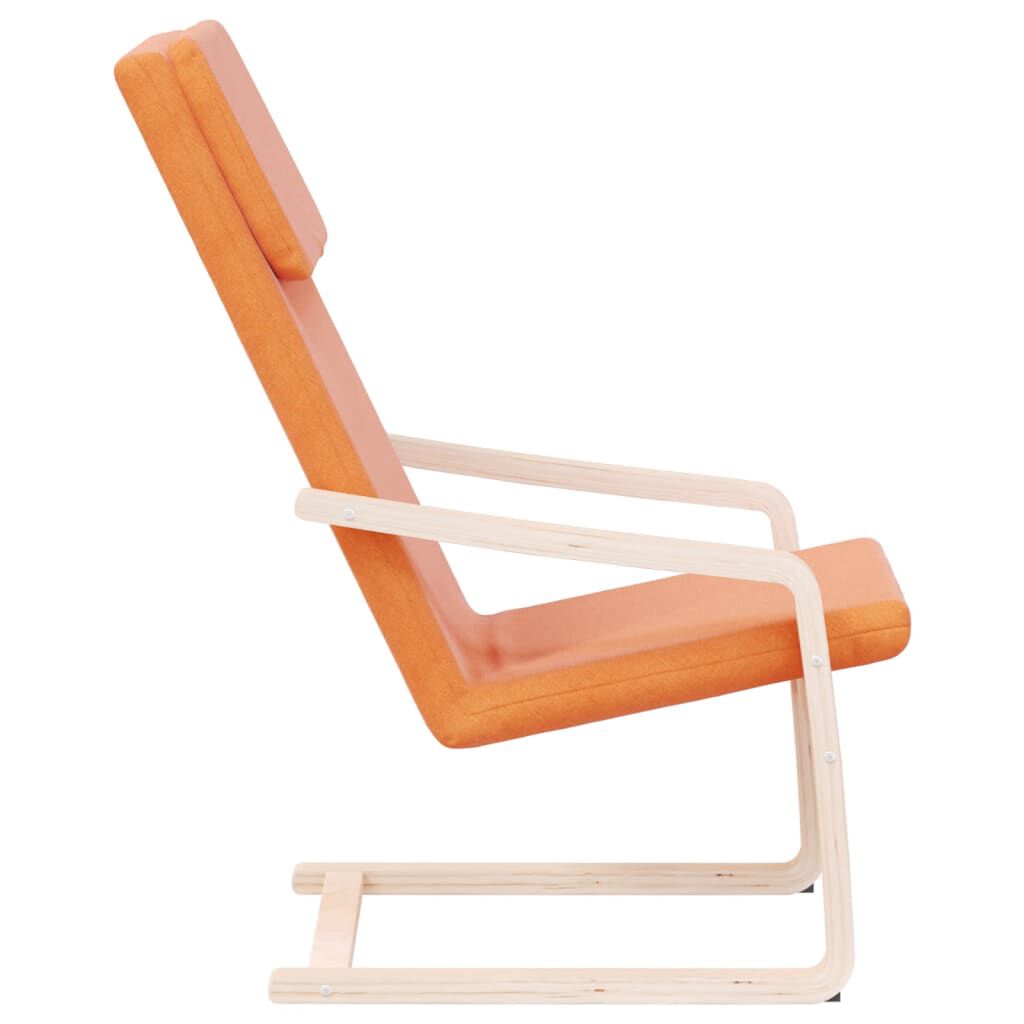 vidaXL Πολυθρόνα Relax Σκούρο Κίτρινο Υφασμάτινη